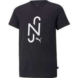 Puma Neymar Jr. 2.0 Logo Youth Football Tee - Puma Black (605540-01)