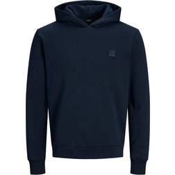 Jack & Jones Solid Hoodie - Blue/New Navy