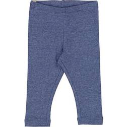 Wheat Rib Leggings - Blue Melange (4851d-007-1076)