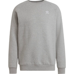 Adidas Sweater Ronde Hals Met Klein Trefoil Logo - Kleur Grijs