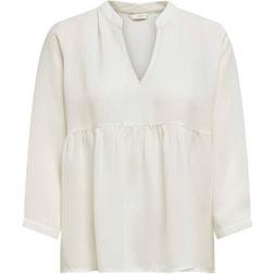 Only Bloom 3/4 Top - White