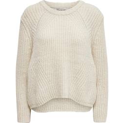 Only Fiona L/S Pullover Knt - White