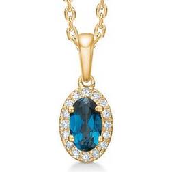 Mads Z Madeleine Pendant - Gold/Diamonds