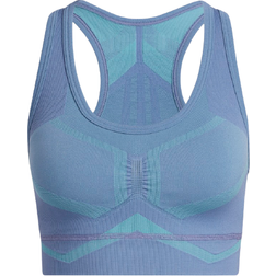 adidas Studio Two-Tone Bra - Orbit Violet/Mint Ton