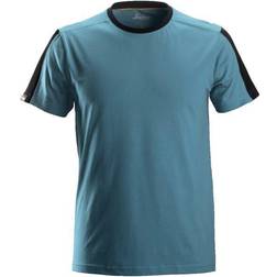 Snickers Workwear AllroundWork 2518 T-shirt - Petrol Blue/Black