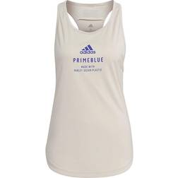 Adidas Run For The Oceans Graphic Tank Top Women - Linen