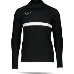 NIKE Older Kid's Dri-FIT Academy Football Drill Top - Black/White (CW6112-010)