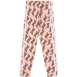 Adidas Girl's Allover Print Leggings - Glow Pink/Multicolor/White (GN2237)