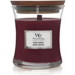 Woodwick Black Cherry Small Duftlys 85g