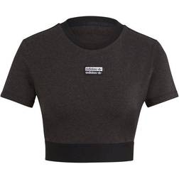 adidas Women's R.Y.V. Crop Top - Black Melange