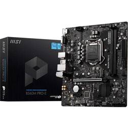 MSI B560M Pro-E Carte-mère micro ATX USB 3.2 Gen 1 Gigabit LAN - Audio HD (8 Canaux)