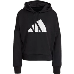 Adidas Sportswear Three Bar Hoodie - Black