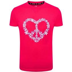 Dare 2b Kid's Rightful Graphic T-shirt - Neon Pink (DKT428-83A)