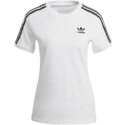 adidas Women's Adicolor Classics 3-Stripes Tee - White