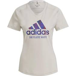 Adidas Run For The Oceans Graphic T-shirt Women - Aluminium