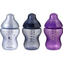 Tommee Tippee Closer to Nature Metallic Skies Baby Bottles 260ml 3-pack