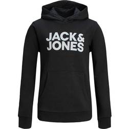 Jack & Jones Felpa con cappuccio per bambini Noir