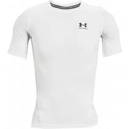 Under Armour Men's HeatGear Short Sleeve T-shirt - White/Black