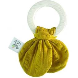 Tikiri Safari Teething Ring with Crinkle Leaves