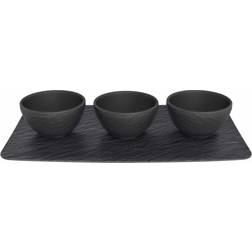 Villeroy & Boch Manufacture Rock Tapas Set Servering 4stk