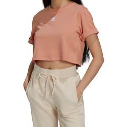 adidas Women's Adicolor Essentials Crop Top - Ambient Blush