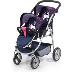 Bayer Twin Pram Navy