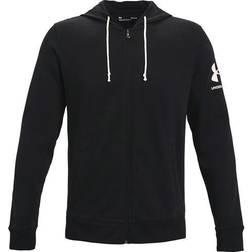 Under Armour Rival Terry Full Zip Hoodie Men - Black/Onyx White