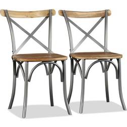 vidaXL 24459 2-pack Kitchen Chair 84cm 2pcs