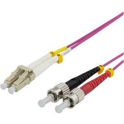 Deltaco Multimode OM4 50/125 LC - ST 5m