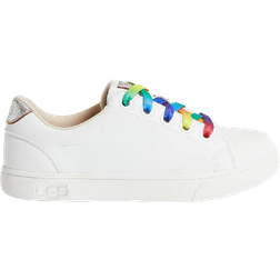 UGG Kid's Zilo Sneakers - White Leather