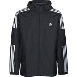 adidas Adicolor Classics 3-Stripes Full-Zip Windbreaker - Black