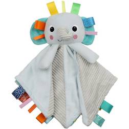 Bright Starts Cuddle 'n Tags 2 Sided Lovie Elephant