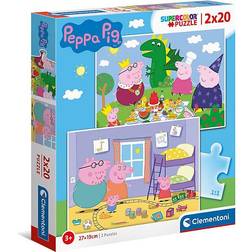 Clementoni Supercolor Peppa Pig 2x20 Pieces