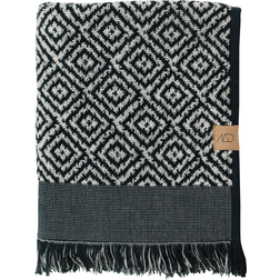 Mette Ditmer Morocco Filt Svart, Vit (135x70cm)