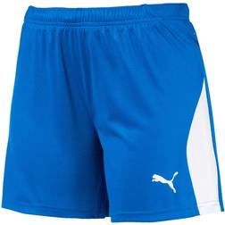 Puma Liga Shorts Women - Electric Blue Lemonade/White