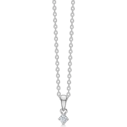 Mads Z Crown Pendant (0.04ct) - White Gold/Diamond