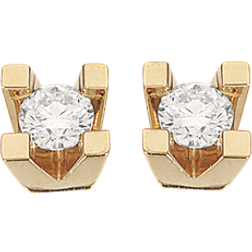 Scrouples Kleopatra Earrings (0.10ct) - Gold/Diamonds