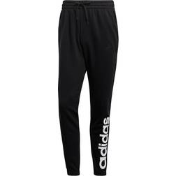 Adidas Essentials French Terry Tapered Elastic Cuff Logo Pant Men - Black