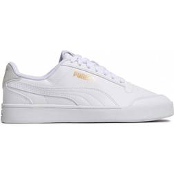 Puma Youth Shuffle Trainer - White/White/Gray/Gold