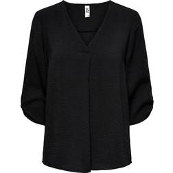 Only Divya 3/4 Top - Zwart
