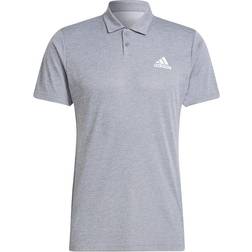 Adidas Heat.RDY Tennis Polo Shirt Men - Gray Three/White