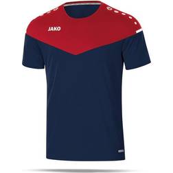 JAKO Champ 2.0 T-Shirt Kids - Seablue/Chilli Red