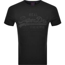 Superdry Vintage Logo Embroidery T-shirt - Black