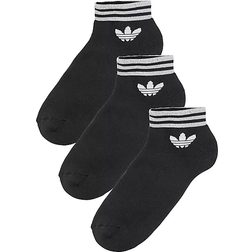 Adidas Trefoil Ankle Socks 3-pack - Black/White