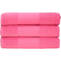 A&R Towels Print-Me Bath Towel Pink (100x50cm)