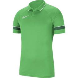 NIKE Academy 21 Polo Shirt Men - Light Green Spark/White/Pine Green/White