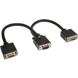 Tripp Lite VGA-2VGA Splitter M-F 1ft