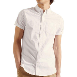 Superdry Organic Cotton Classic University Oxford Shirt - Optic