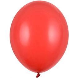 Strong Latex Ballons Pastel Poppy Red 10-pack