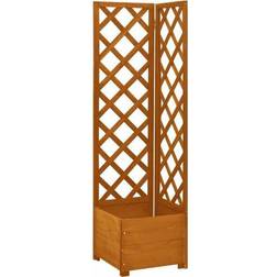 vidaXL Jarrón Con Canto Tricish Planter 40x40x150 cm 40x40x150cm